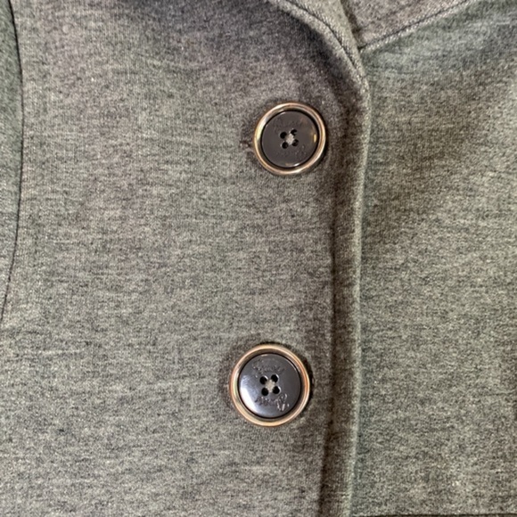 Guess Grey Button Down Jacket/Sweater - Picture 9 of 11